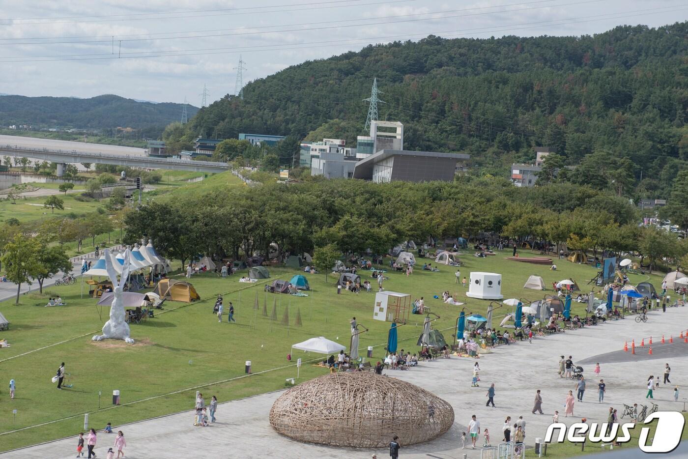 제12회 달성대구현대미술제 전경. 2023.9.24/뉴스1 ⓒ News1 이성덕 기자