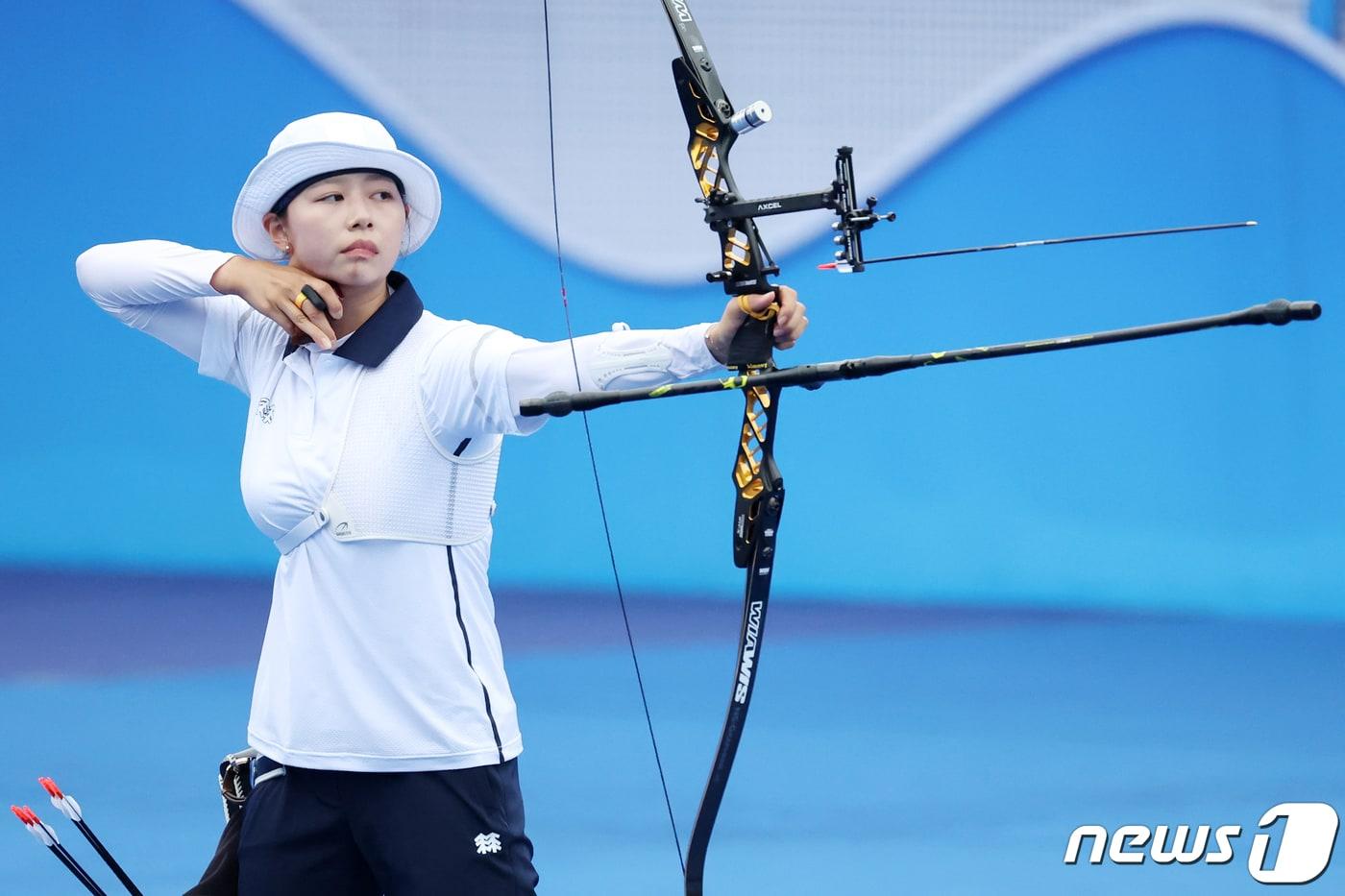 한국 여자 양궁 대표 임시현. /뉴스1 ⓒ News1 민경석 기자