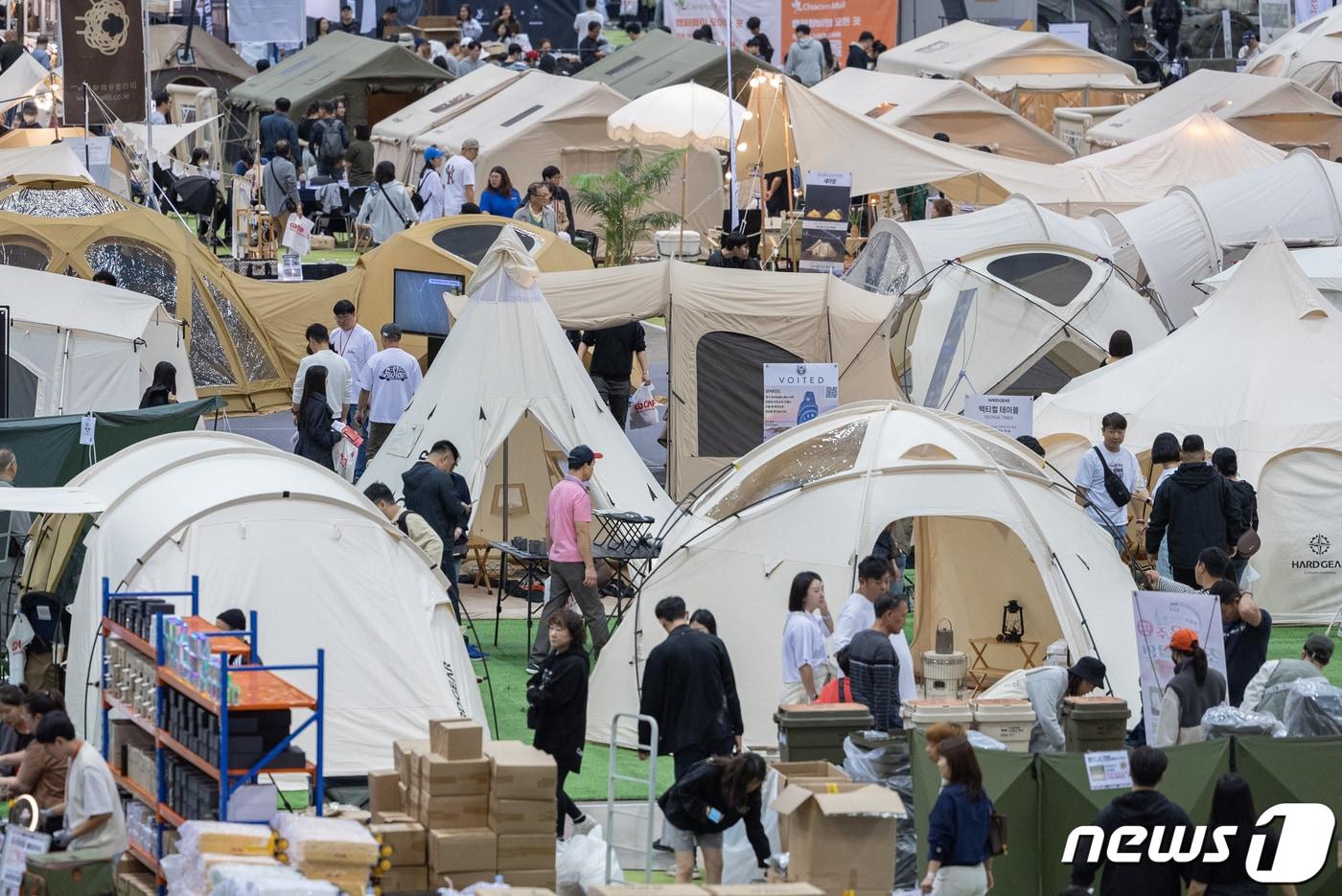 사진은 &#39;2023 국제아웃도어캠핑&레포츠페스티벌&#39; 현장 2023.10.8/뉴스1 ⓒ News1 이재명 기자