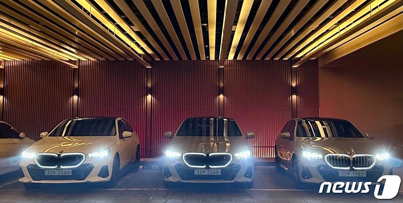 BMW 5시리즈의 순수 전기차 모델 &#39;뉴 i5&#39; ⓒ 뉴스1 이동희 기자 