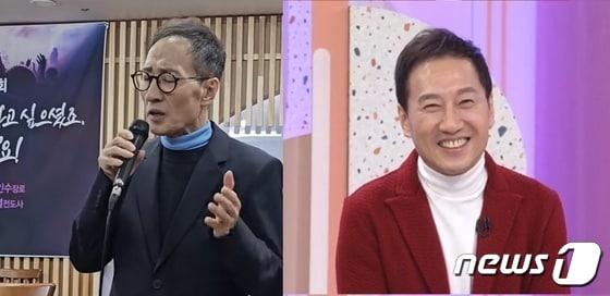 6년전 찾아온 특발성 폐섬유증으로 바짝 야위어진 가수 유열&#40;왼쪽&#41;. 오른쪽은 건강하던 모습. &#40;유튜브 갈무리&#41; ⓒ 뉴스1 