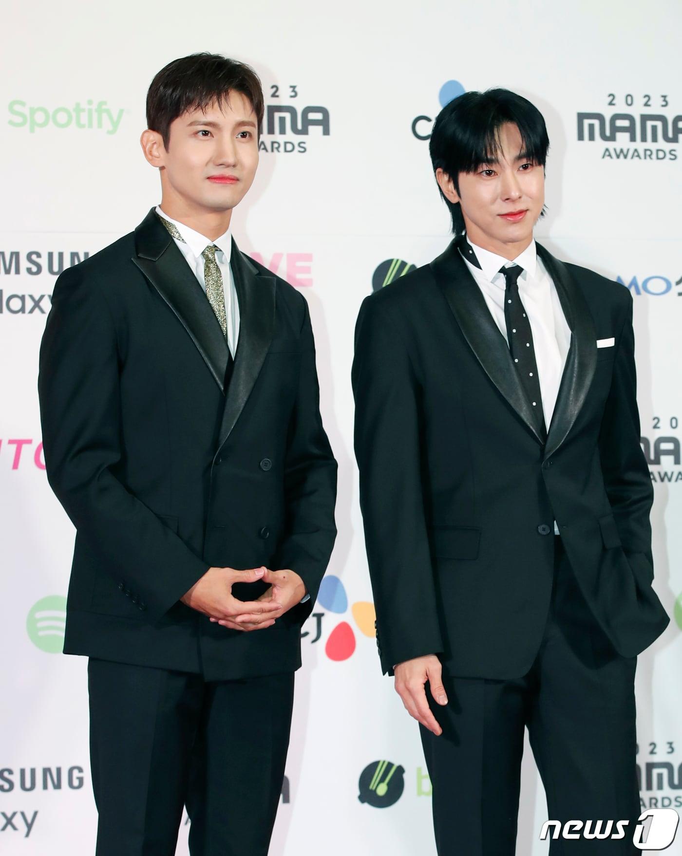 동방신기 최강창민&#40;왼쪽&#41;과 유노윤호 ⓒ News1 권현진 기자