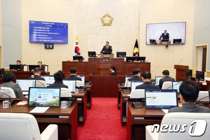 28일 열린 제248회 밀양시의회 제2차 정례회 &#40;밀양시의회 제공&#41;