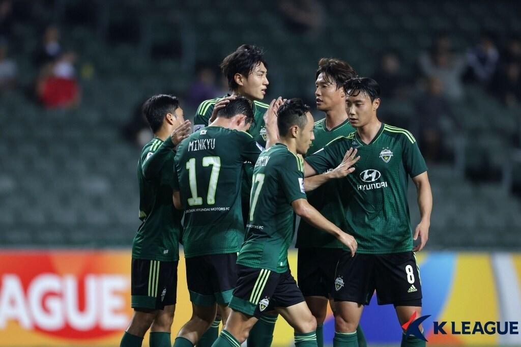 전북 현대가 수적 열세에도 킷치를 꺾었다 &#40;한국프로축구연맹 제공&#41;