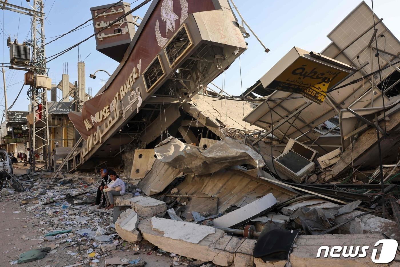 가자 지구 누세이라트 난민촌. 2023.11.5 ⓒ AFP=뉴스1 ⓒ News1 우동명 기자