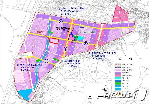 서부산행정복합타운 위치도&#40;부산시청 제공&#41;