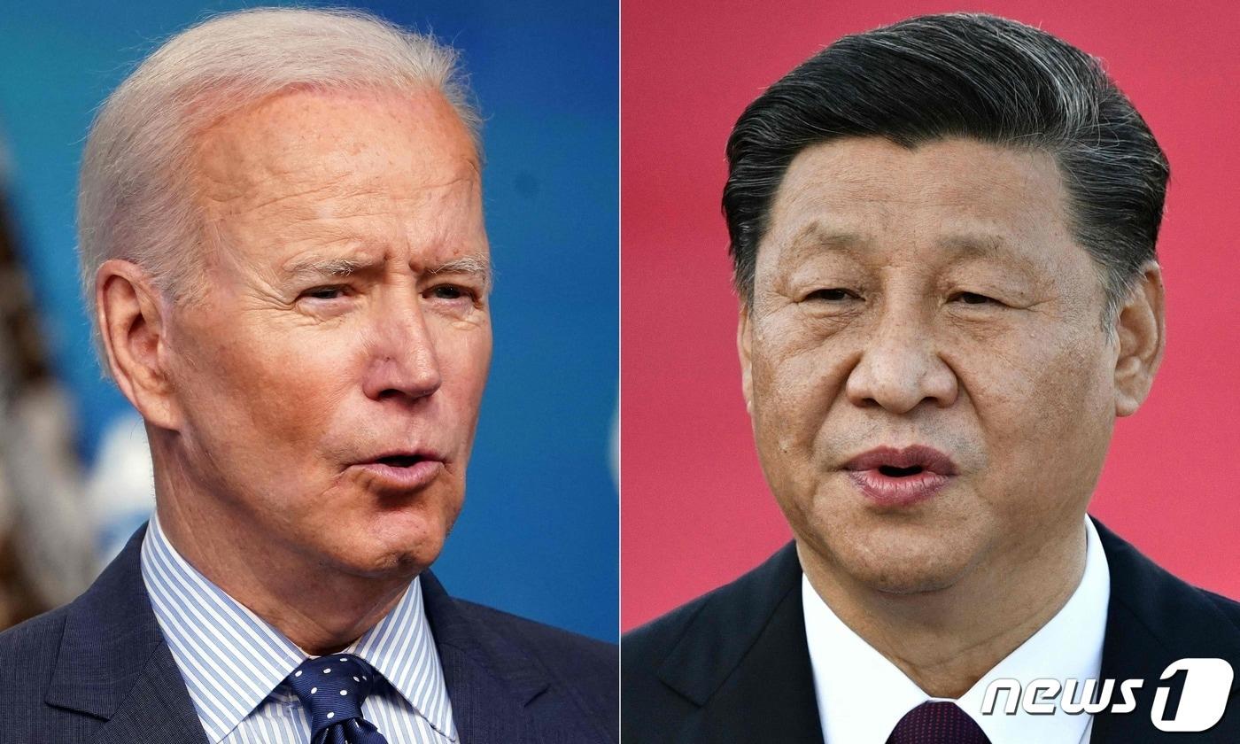 조 바이든 미국 대통령&#40;왼쪽&#41;과 시진핑 중국 국가주석. ⓒ AFP=뉴스1 ⓒ News1 강민경 기자