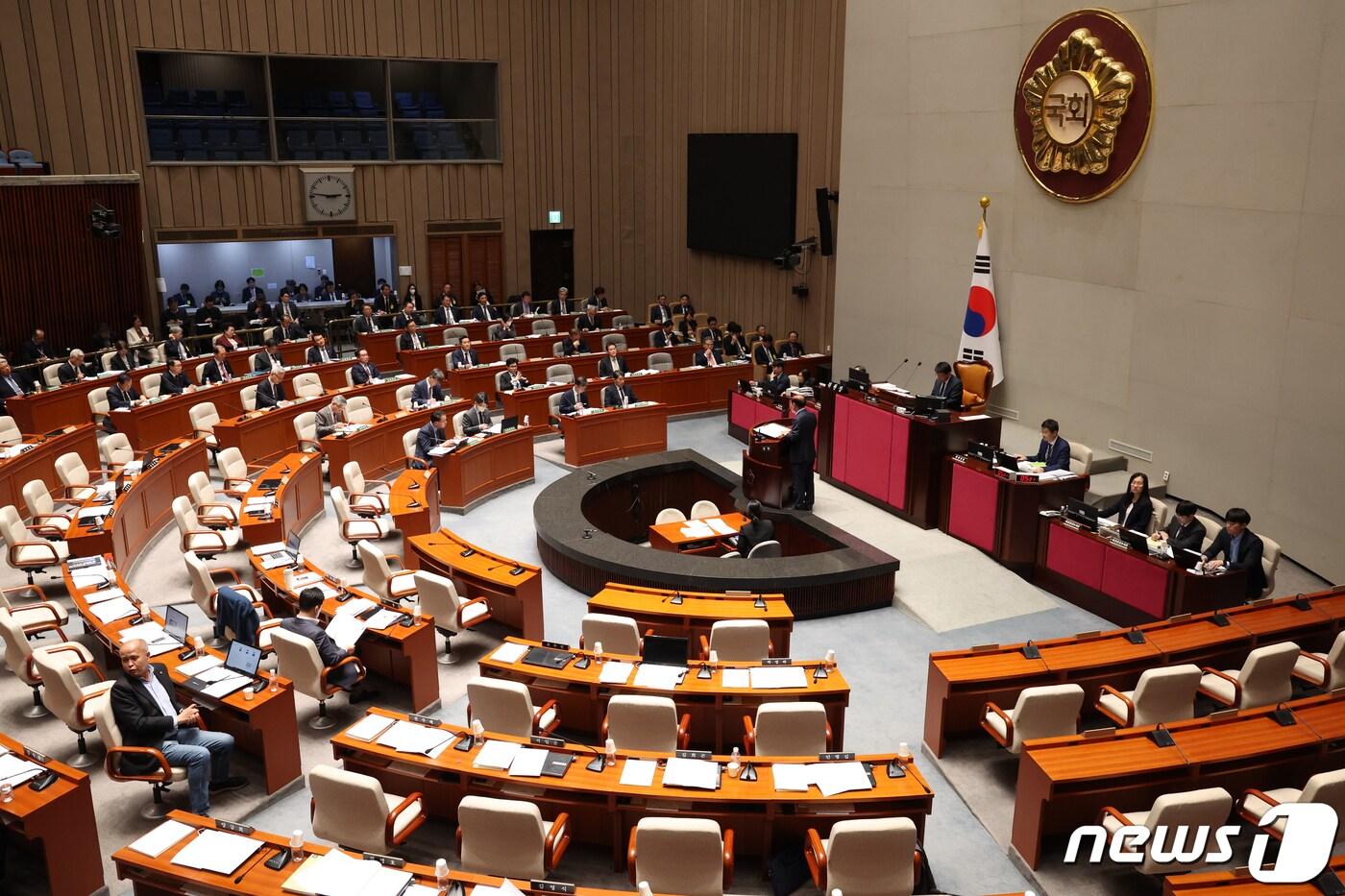 국회 예산결산특별위원회 전체회의. 뉴스1 ⓒ News1 송원영 기자