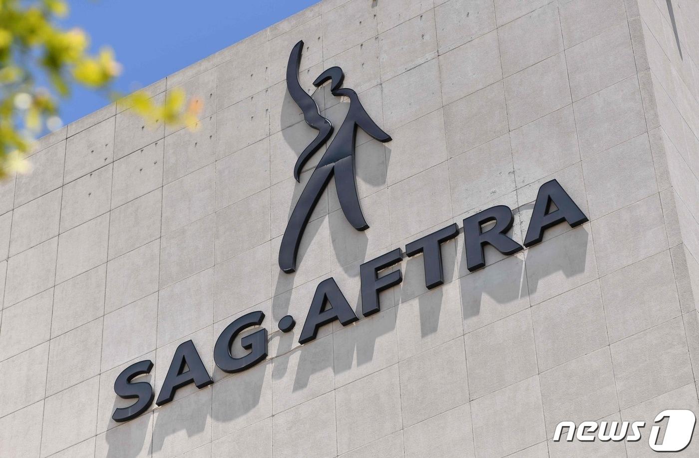 할리우드 배우·방송인 노동조합&#40;SAG-AFTRA&#41; ⓒ AFP=뉴스1