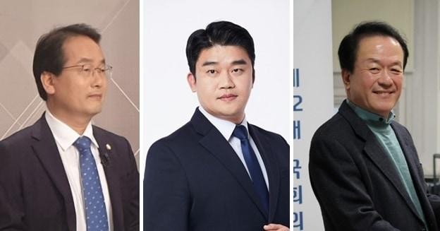  세종을 선거구에서 민주당 공천경쟁을 하는 강준현· 의원, 신용우 전 안희정 충남지사 비서, 이강진 전 세종시 정무부시장. &#40;왼쪽부터 가나다순&#41; / 뉴스1