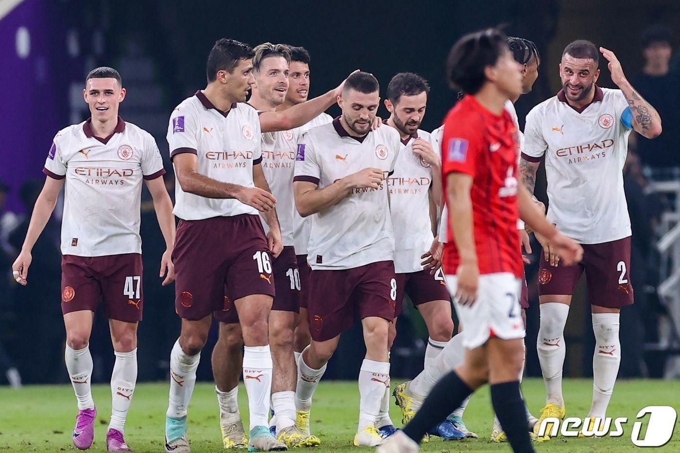 맨시티가 우라와를 3-0으로 꺾었다.ⓒ AFP=뉴스1