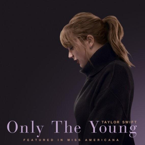 지난 2020년 가수 테일러 스위프트가 발표한 노래 &#39;온리 디 영&#40;Only The Young&#41;의 싱글 재킷 사진. &#40;출처 : 스포티파이&#41; 2023.12.24