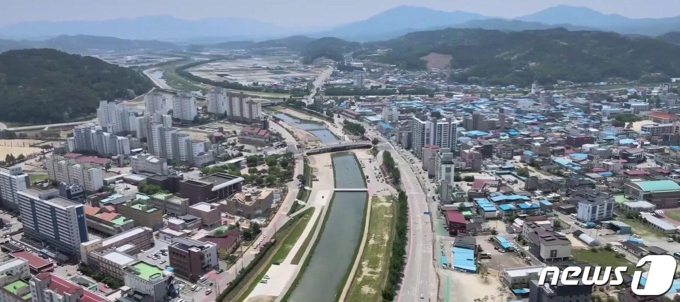 보은군 보은읍 보청천 일대 전경 /뉴스1 ⓒ News1 