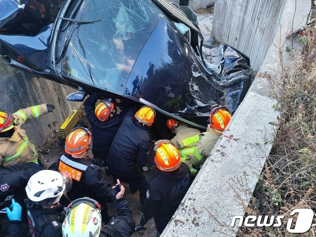 강원 강릉 홍제동 사고 현장.&#40;뉴스1 DB&#41;