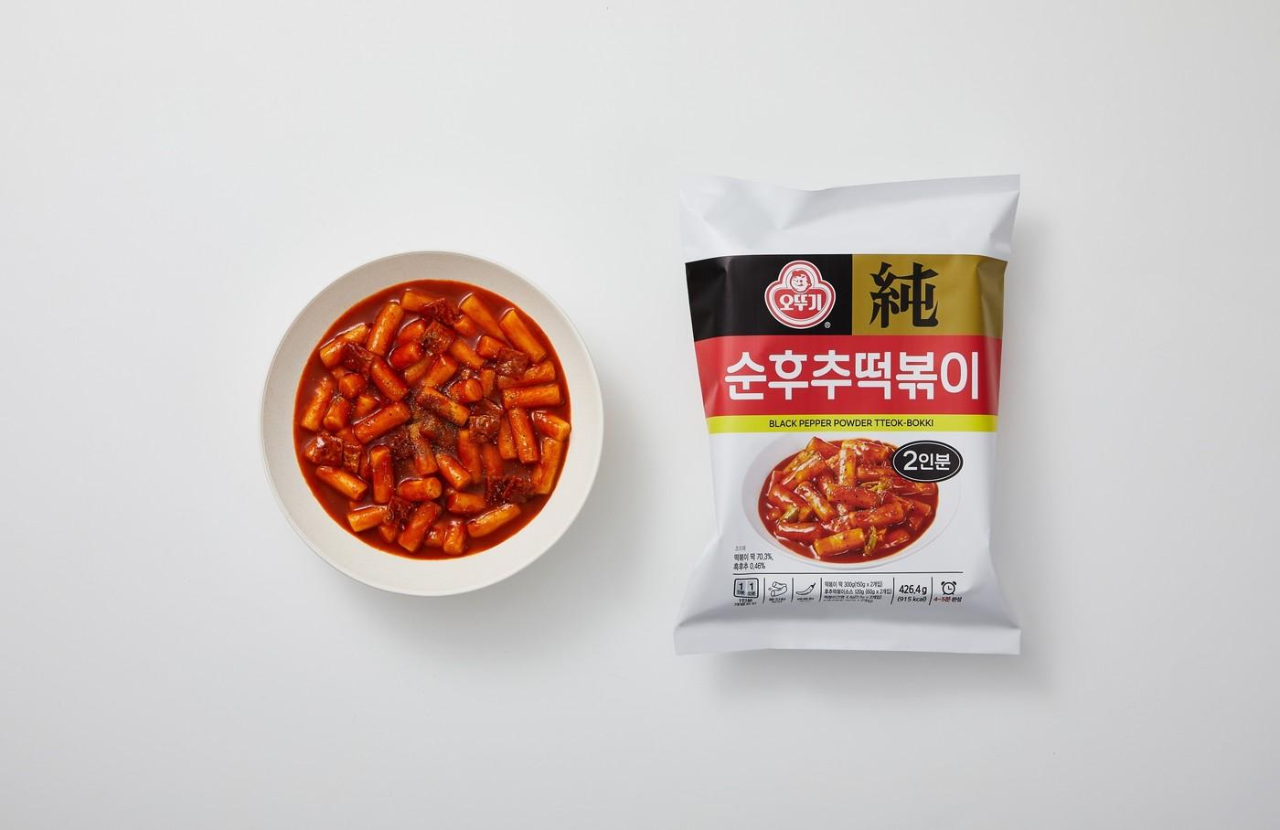 순후추 떡볶이 제품 사진.&#40;오뚜기 제공&#41;