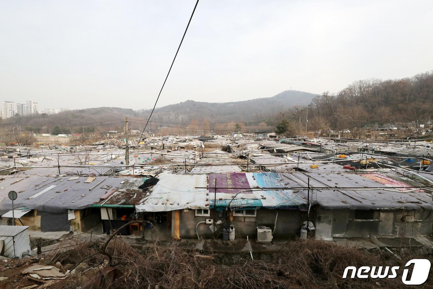 서울 강남구 개포동 구룡마을./뉴스1 ⓒ News1 박세연 기자