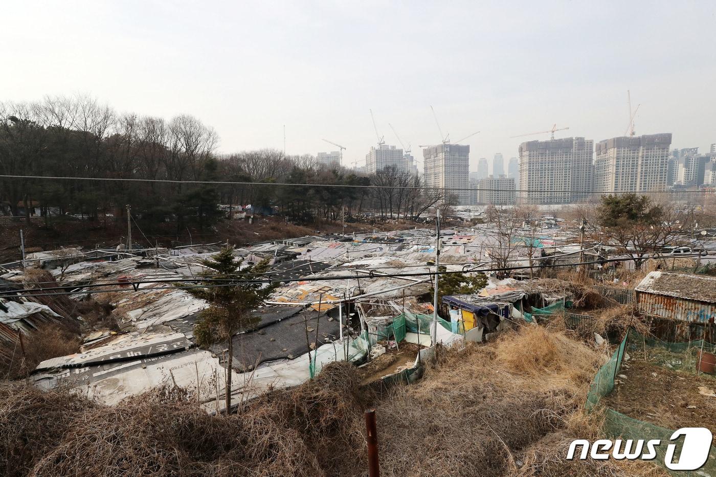 서울 강남구 구룡마을. 2023.2.7/뉴스1 ⓒ News1 박세연 기자