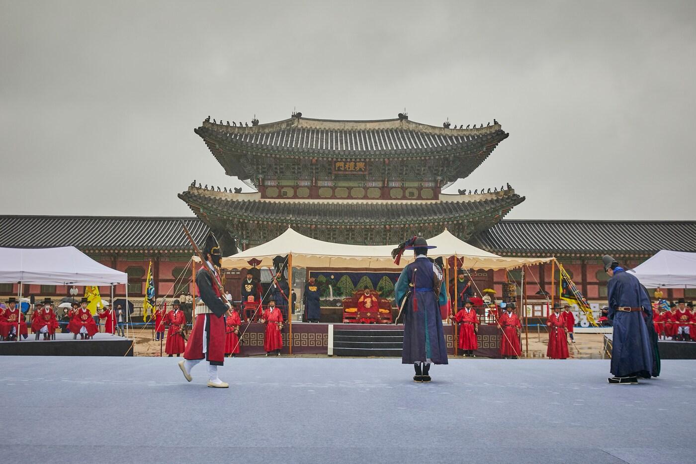 지난해 열린 수문장 임명의식 진행 모습. &#40;문화재청 제공&#41; 