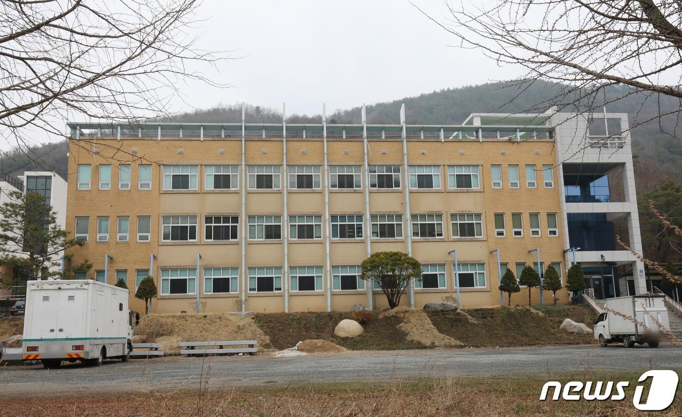 충남 금산 월명동 JMS 세계선교본부 외부 모습. 2023.3.23/뉴스1 ⓒ News1 김기태 기자