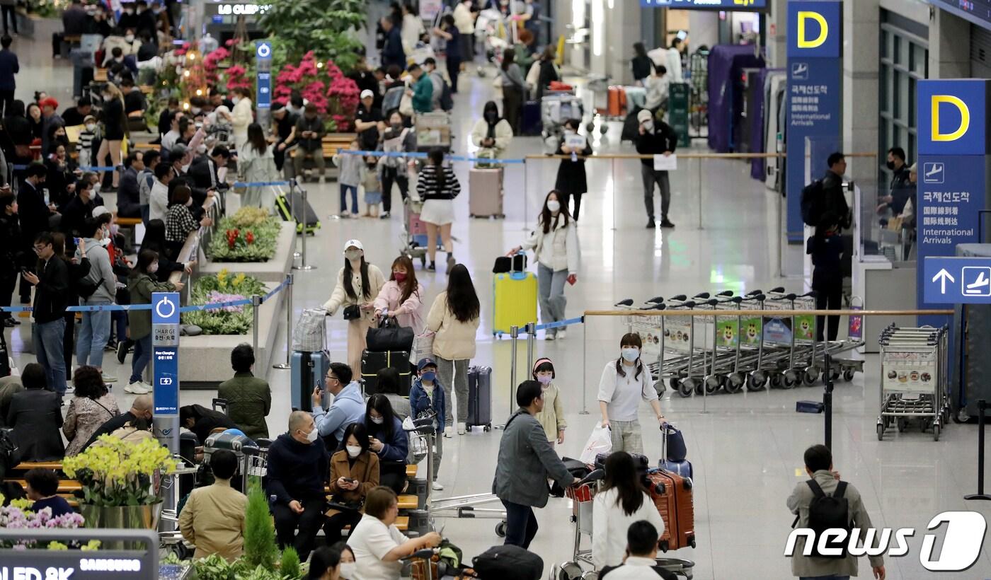  인천국제공항 입국장에 2023.3.29/뉴스1 ⓒ News1 장수영 기자