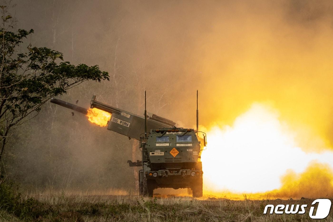 미국의 하이마스&#40;HIMARS&#41;. ⓒ 로이터=뉴스1 ⓒ News1 이종덕 기자