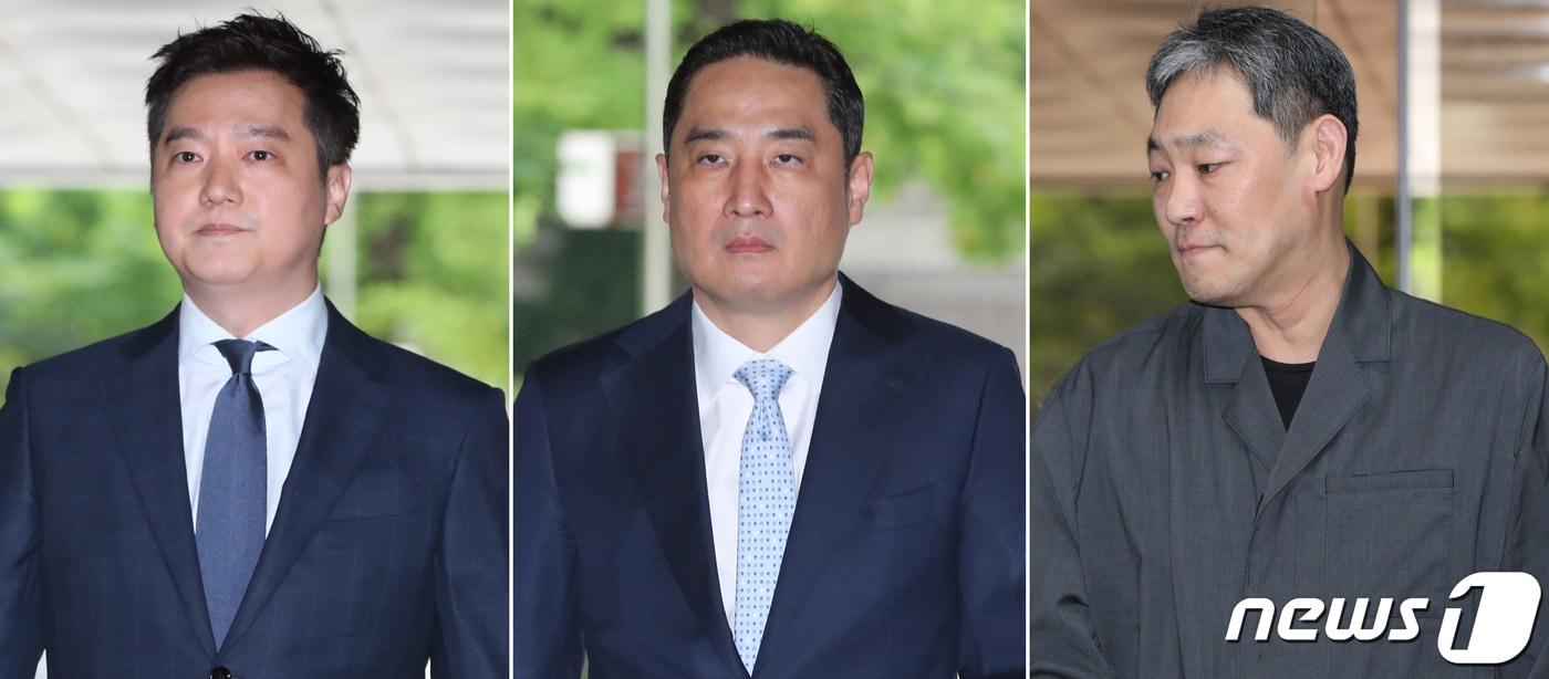 김세의 가세연 대표&#40;왼쪽부터&#41;, 강용석, 고 김용호. 2023.6.20/뉴스1 ⓒ News1 허경 기자