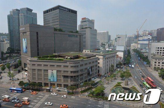 신세계백화점 본점 전경. ⓒ News1 송원영 기자