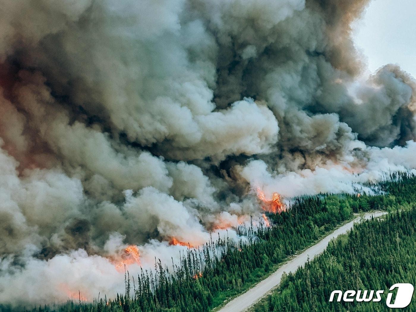 캐나다 산불. 2023.6.30 ⓒ AFP=뉴스1