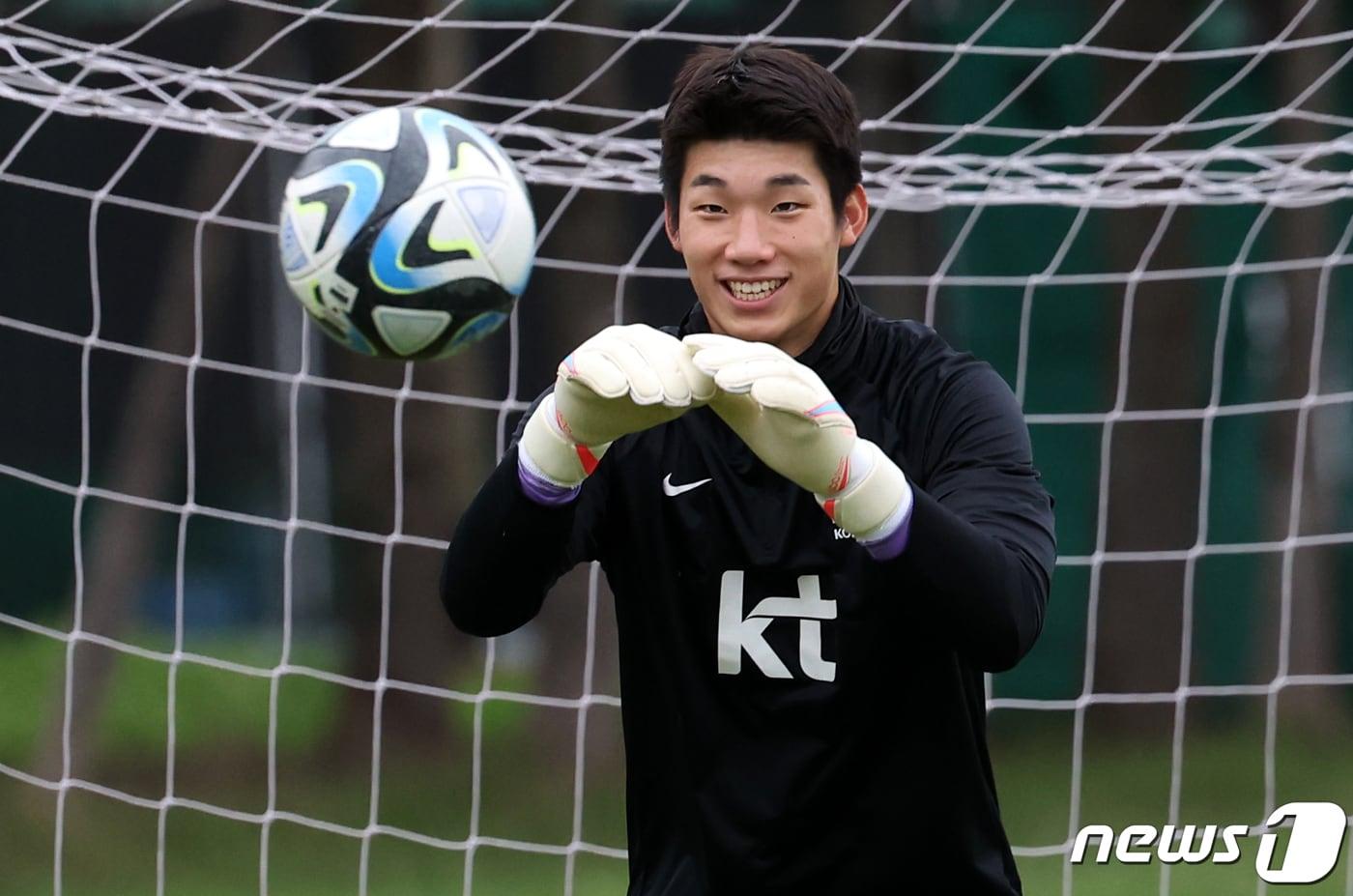 한국 20세 이하&#40;U-20&#41; 월드컵 축구대표팀 출신의 골키퍼 김준홍/뉴스1 ⓒ News1 이승배 기자