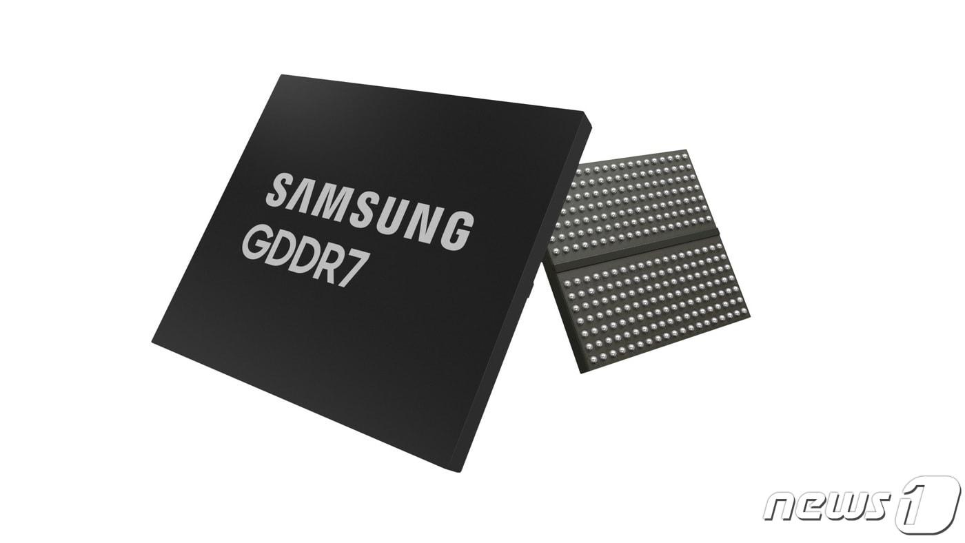 삼성전자가 차세대 그래픽 시장의 성장을 주도할 &#39;32Gbps GDDR7&#40;Graphics Double Data Rate&#41; D램&#39;을 업계 최초로 개발했다고 19일 밝혔다. &#39;32Gbps GDDR7 D램&#39;은 주요 고객사의 차세대 시스템에 탑재돼 연내 검증이 시작될 예정이다. &#40;삼성전자 제공&#41; 2023.7.19/뉴스1