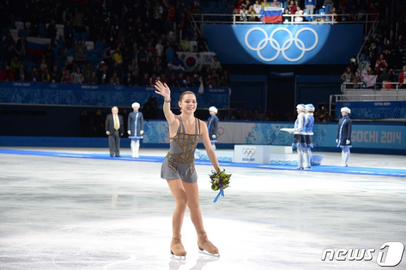 2014 소치 올림픽 금메달리스트 아델리나 소트니코바. ⓒ AFP=뉴스1