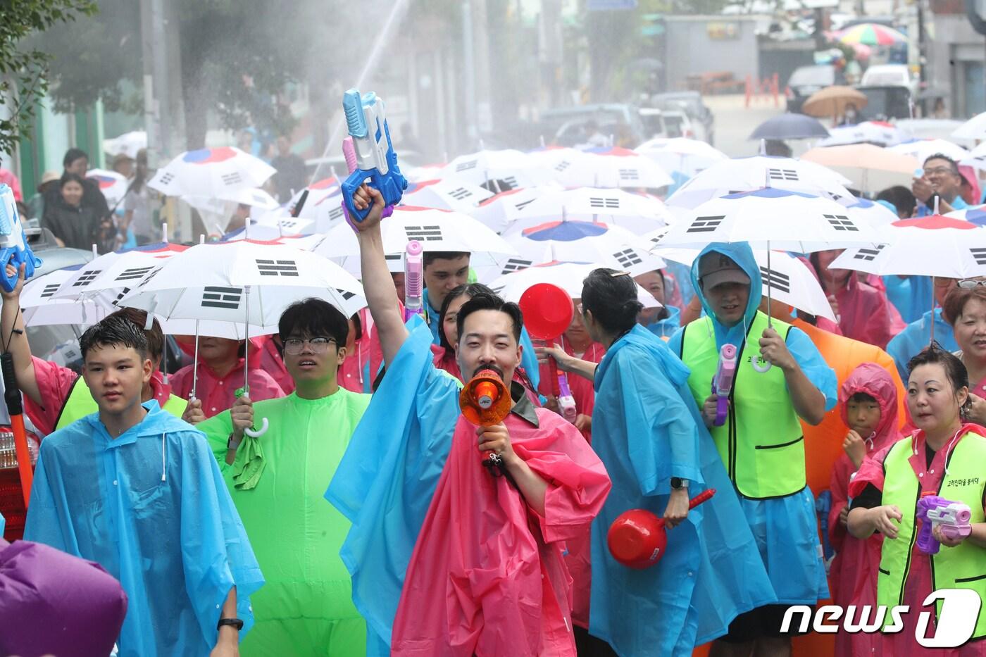 광주 고려인마을은 79주년 광복절을 맞아 봉오동 전투 재현 행사를 연다고 5일 밝혔다. 사진은 지난해 재현 행사 모습. /뉴스1 ⓒ News1