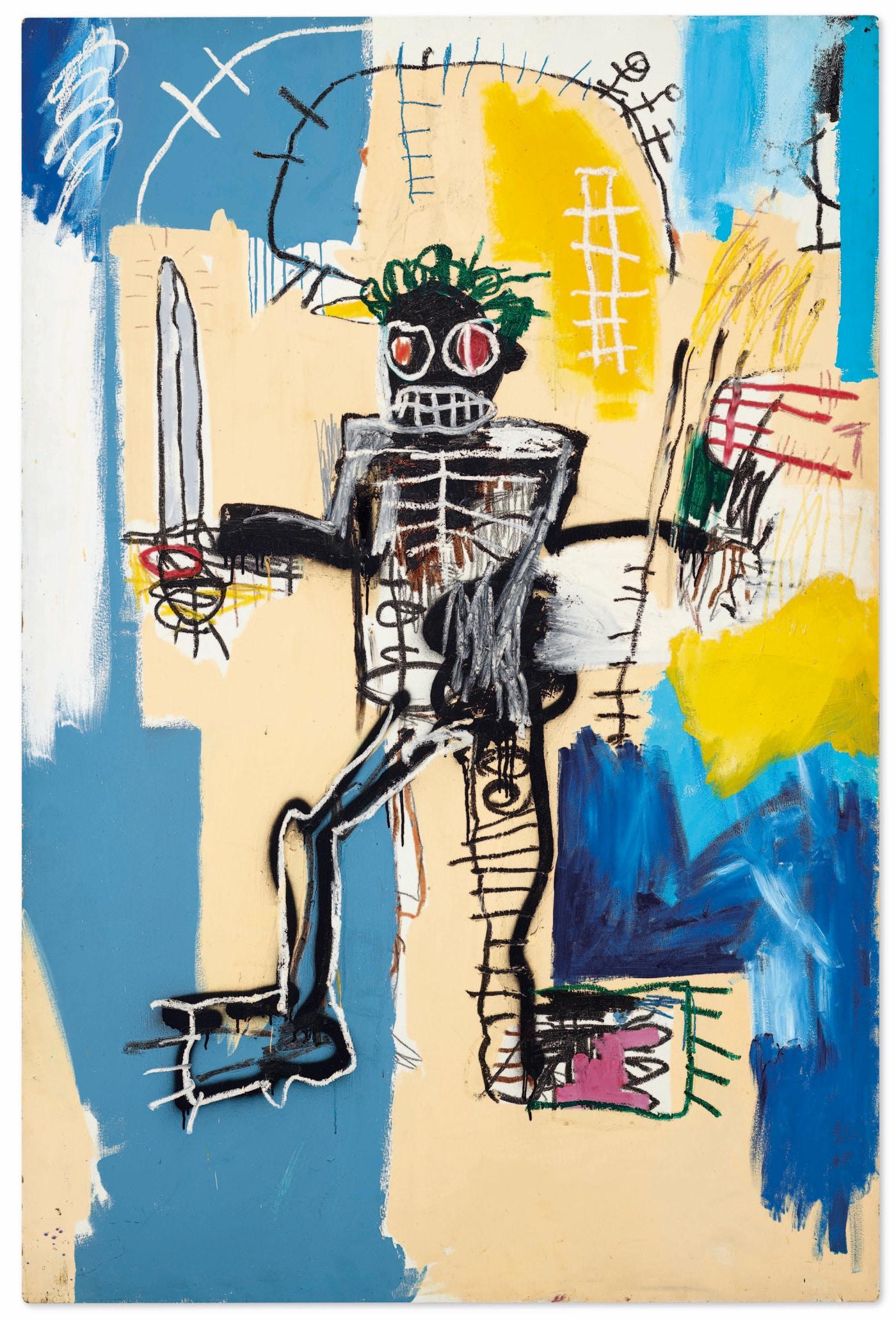  JEAN-MICHEL BASQUIAT_Warrior  출처: Christie&#39;s Images Limited. 2023