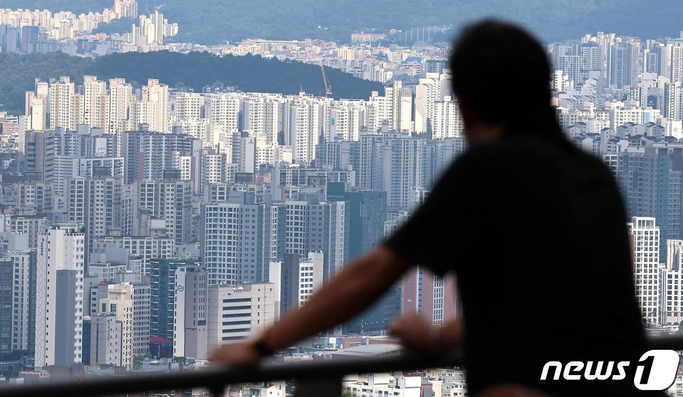 서울 남산에서 내려다 본 시내 아파트. 2023.9.18/뉴스1 ⓒ News1 구윤성 기자