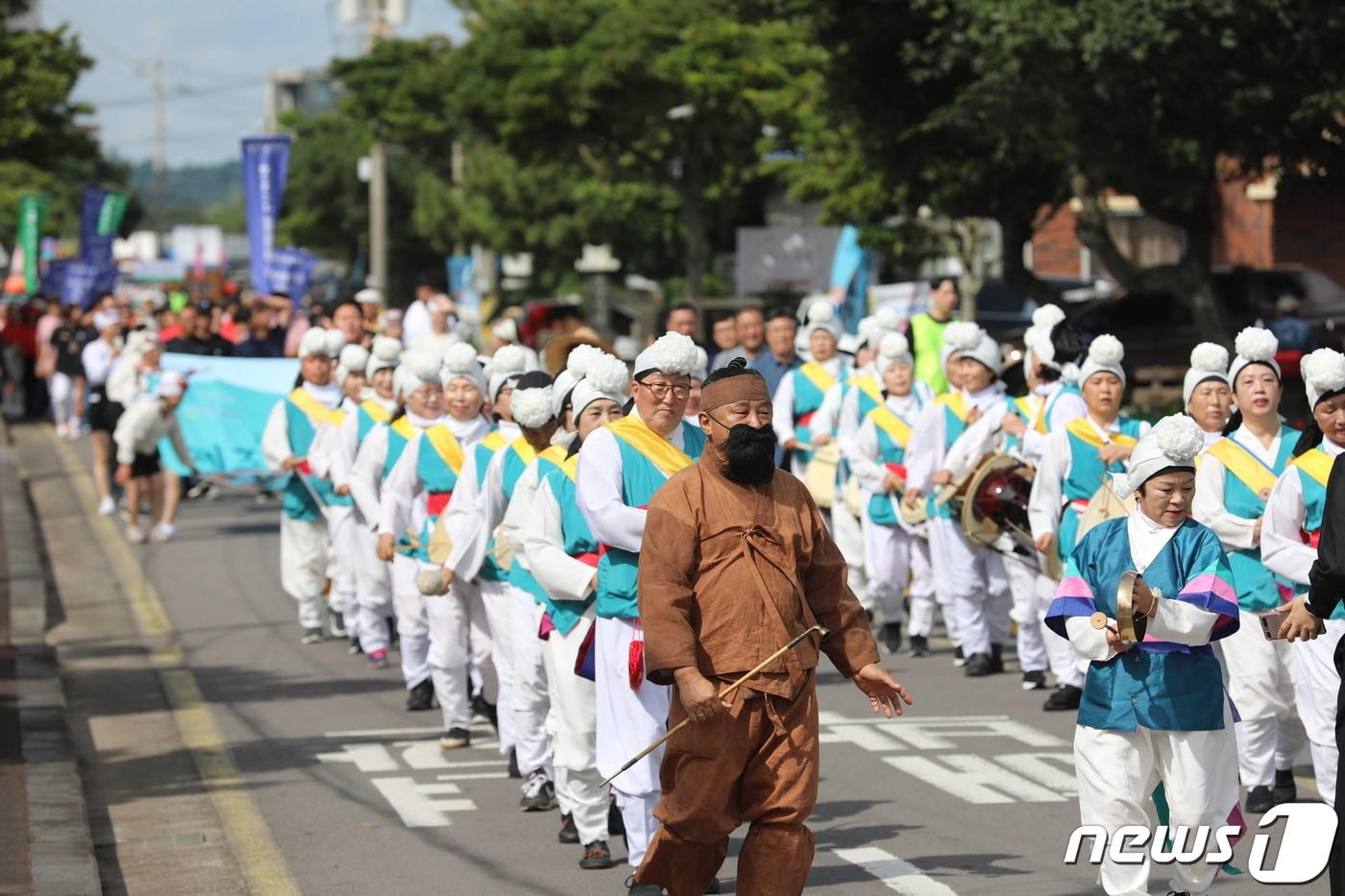 작년 9월 열린 제16회 제주해녀축제. 2023.9.23/뉴스1 ⓒ News1 강승남 기자