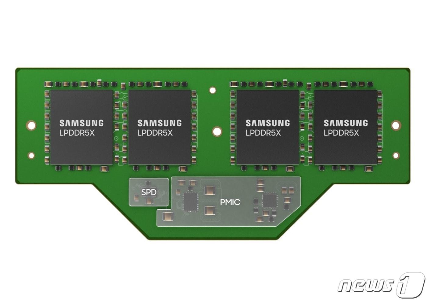  삼성전자  LPDDR D램 기반 7.5Gbps LPCAMM. &#40;삼성전자 제공&#41;