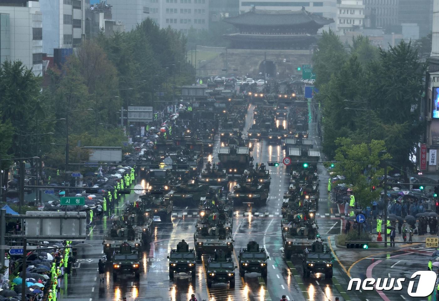 건군 제75주년 기념 국군의 날 시가행진 &lt;자료사진&gt;  2023.9.26/뉴스1 ⓒ News1 구윤성 기자