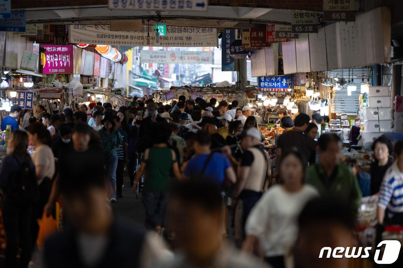 서울 종로구 광장시장. /뉴스1 ⓒ News1 이재명 기자