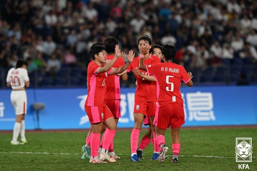 한국 여자 축구&#40;대한축구협회 제공&#41;