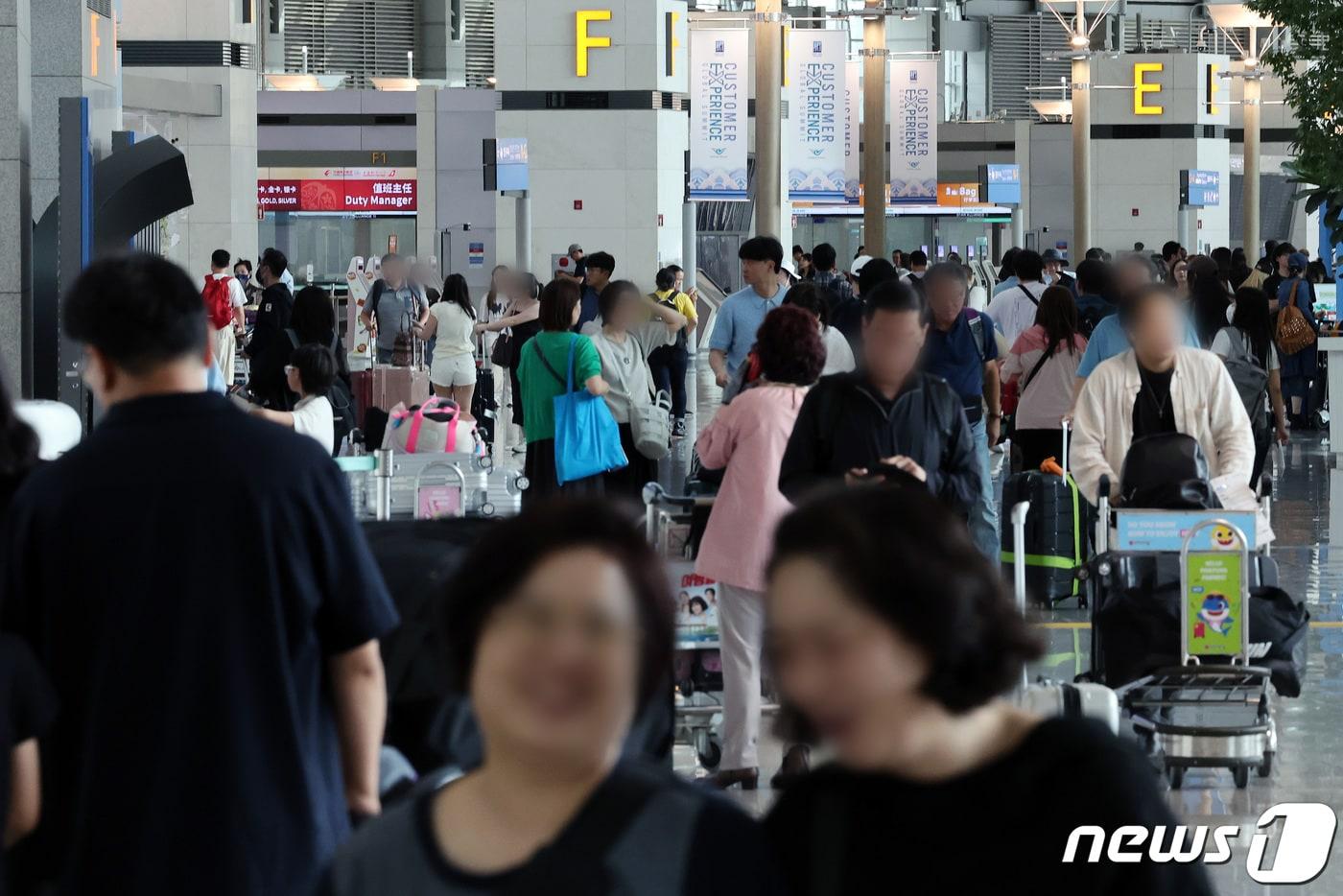 인천국제공항 출국장 ⓒ News1 이동해 기자