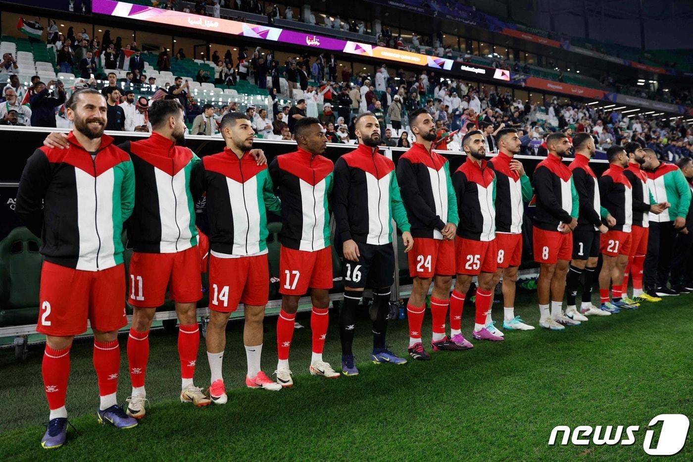 팔레스타인 축구 대표팀 / AFP&#41; ⓒ AFP=뉴스1