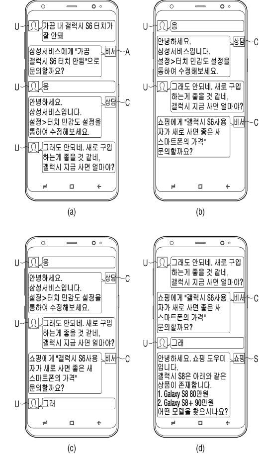 &#39;챗봇 변경을 위한 위한 전자 장치 및 이의 제어 방법&#39; 특허 문서 도면. &#40;특허 문서 갈무리&#41; 2024.01.16 /뉴스1