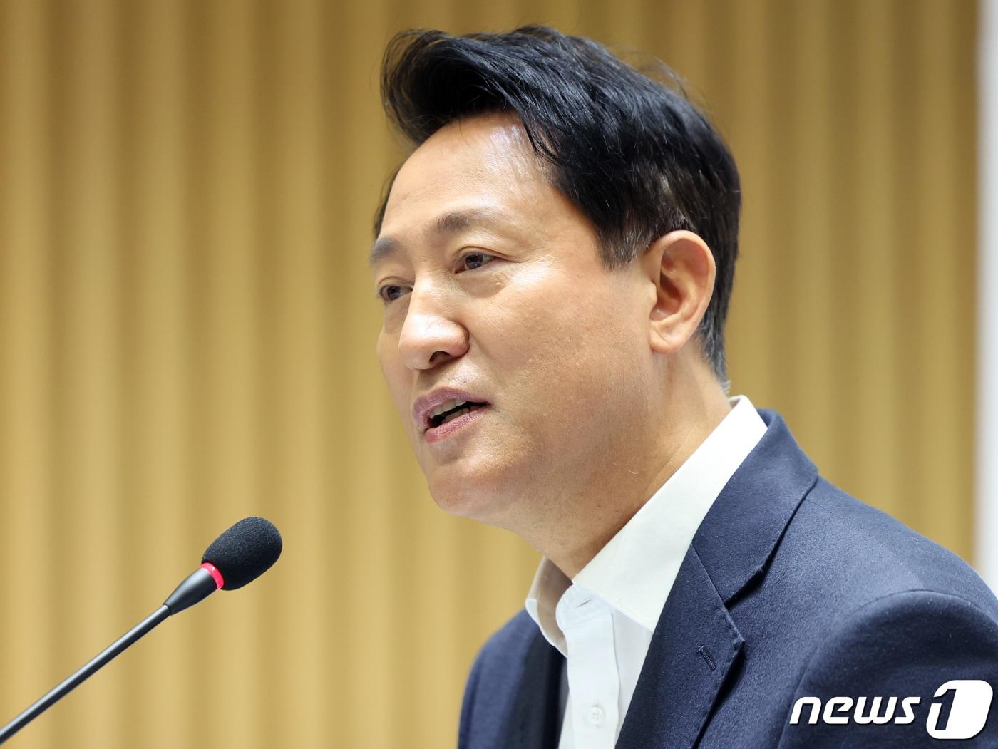 오세훈 서울시장.ⓒ News1 황기선 기자