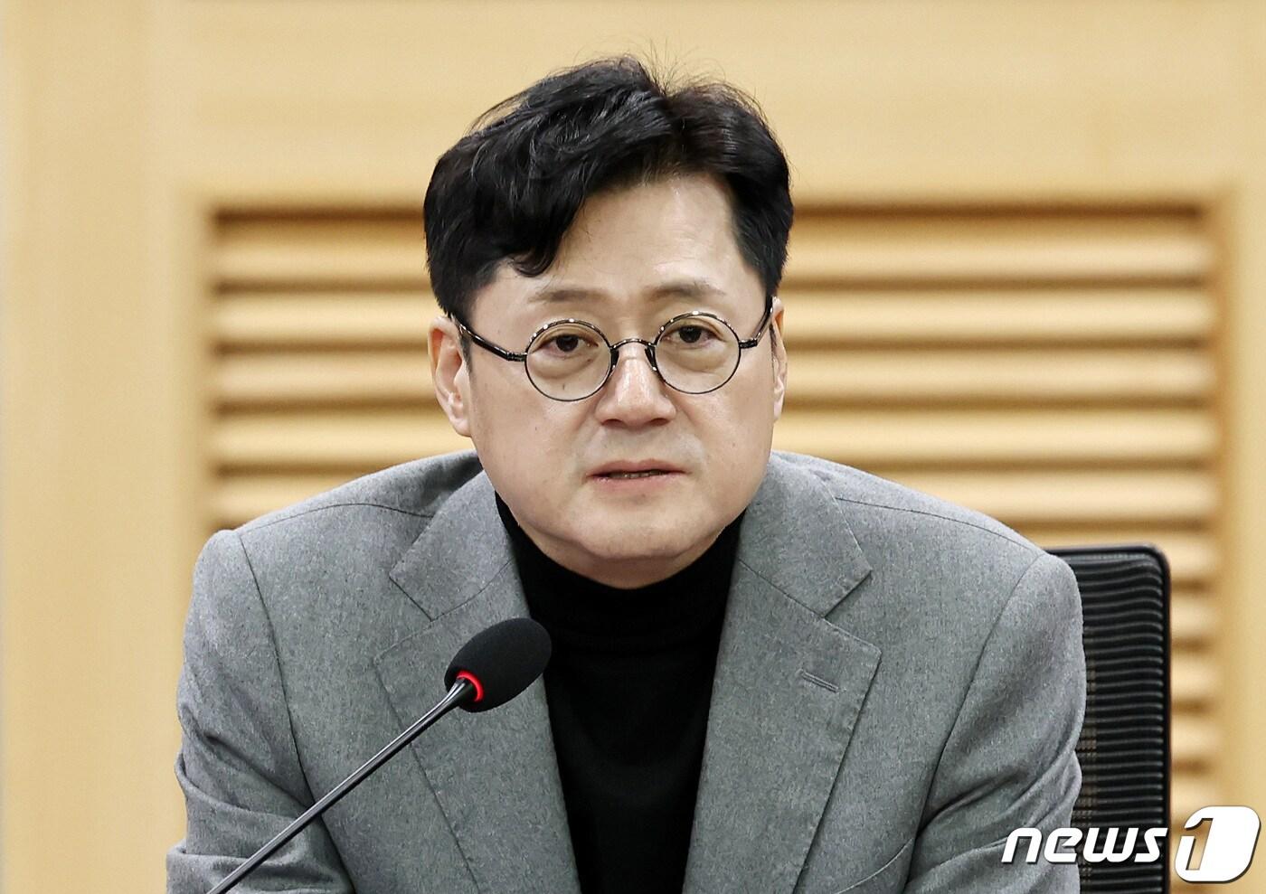 홍익표 더불어민주당 원내대표. 뉴스1 ⓒ News1 구윤성 기자