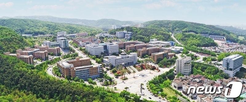 단국대학교 죽전캠퍼스 전경.&#40;단국대 제공&#41;  