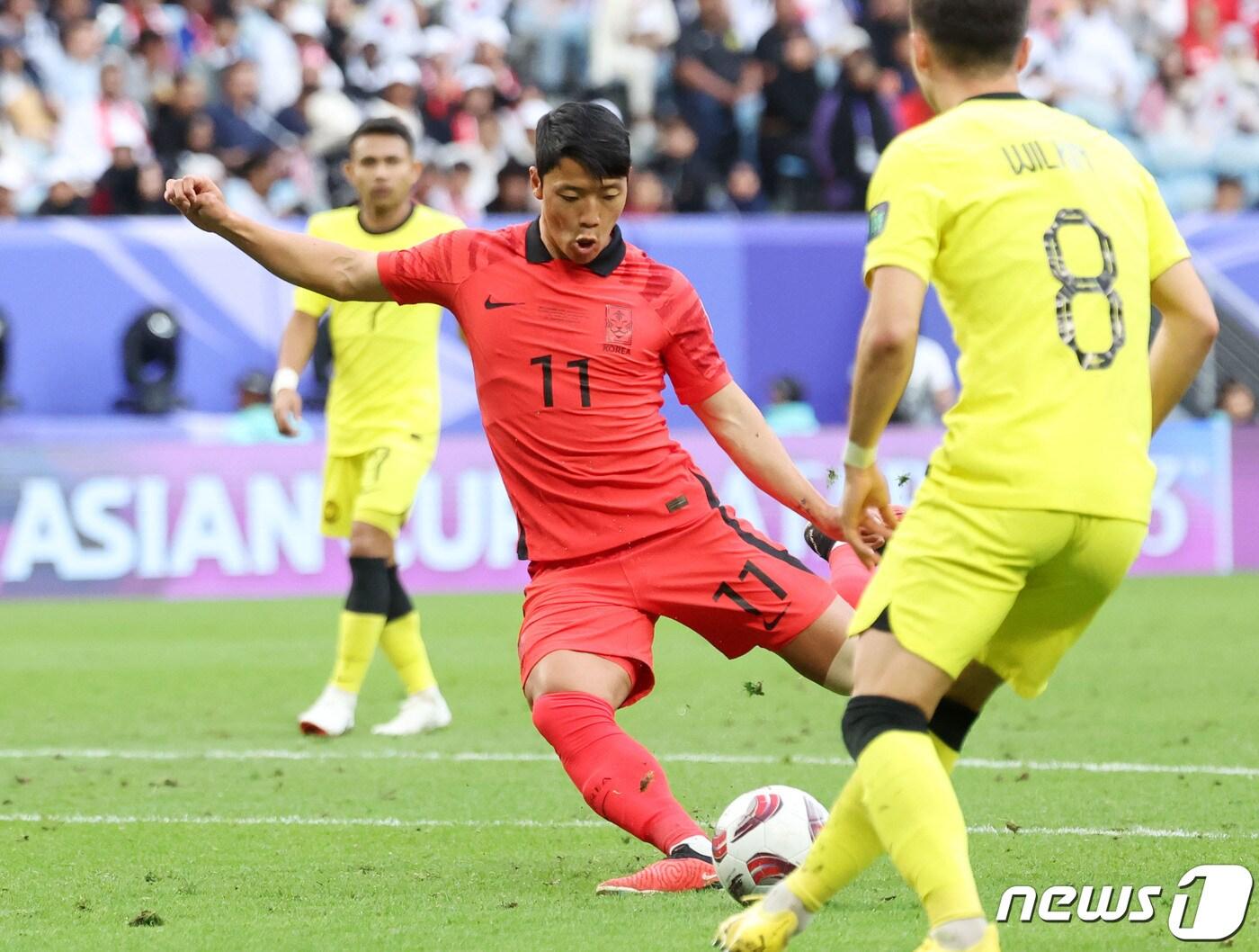 대한민국 축구대표팀 황희찬/뉴스1 ⓒ News1 김성진 기자