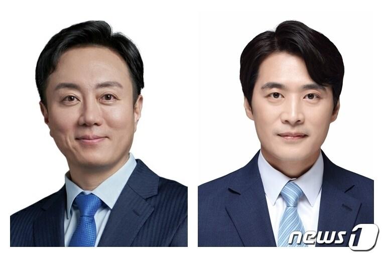 고양시을 더불어민주당 서누리&#40;왼쪽&#41;, 한준호 예비후보. &#40;출처=선관위&#41;