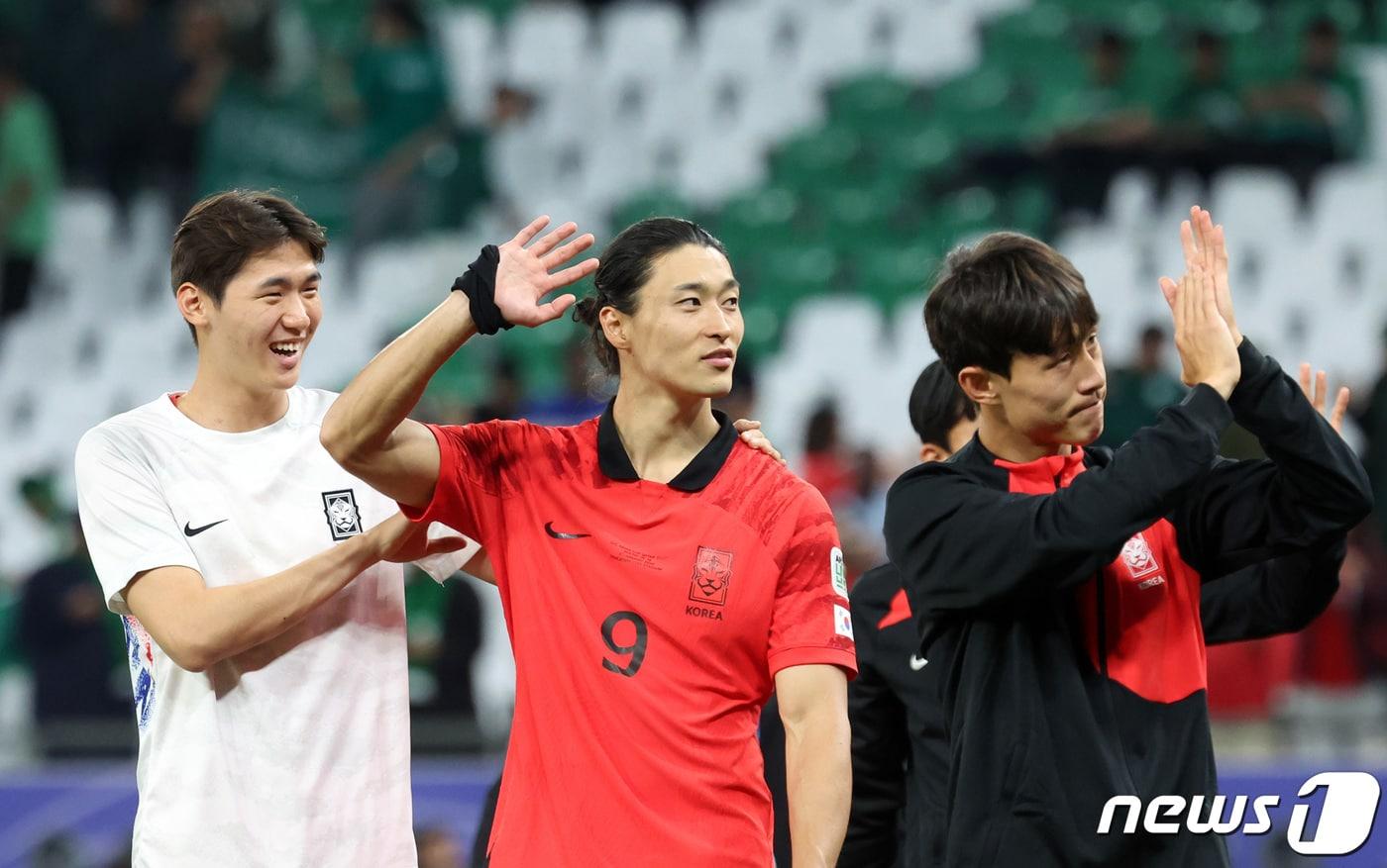 대한민국 축구대표팀 조규성/뉴스 ⓒ News1 김성진 기자