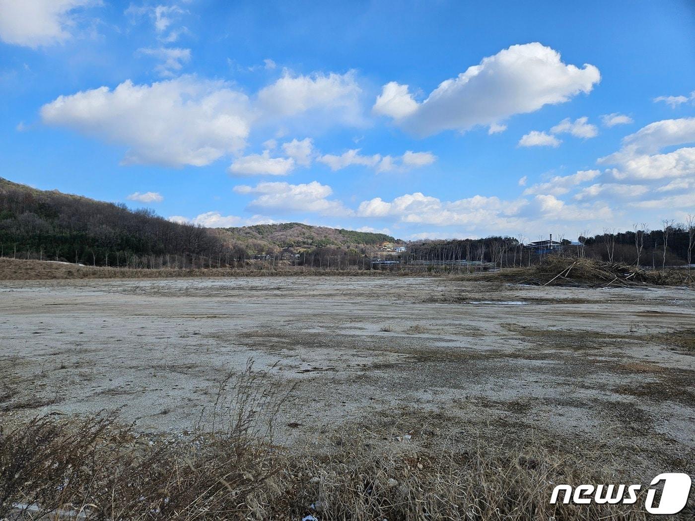 7일 전북 익산시 왕궁면 코스트코 입점 예정 부지.2024.1.7./뉴스1 김혜지 기자