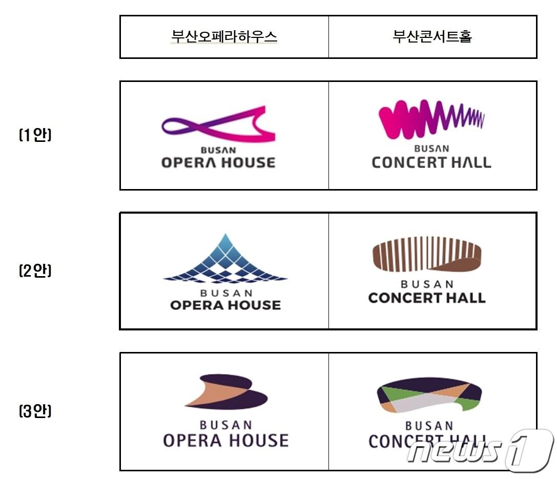 부산오페라하우스·부산콘서트홀 브랜드 디자인안&#40;부산시청 제공&#41;